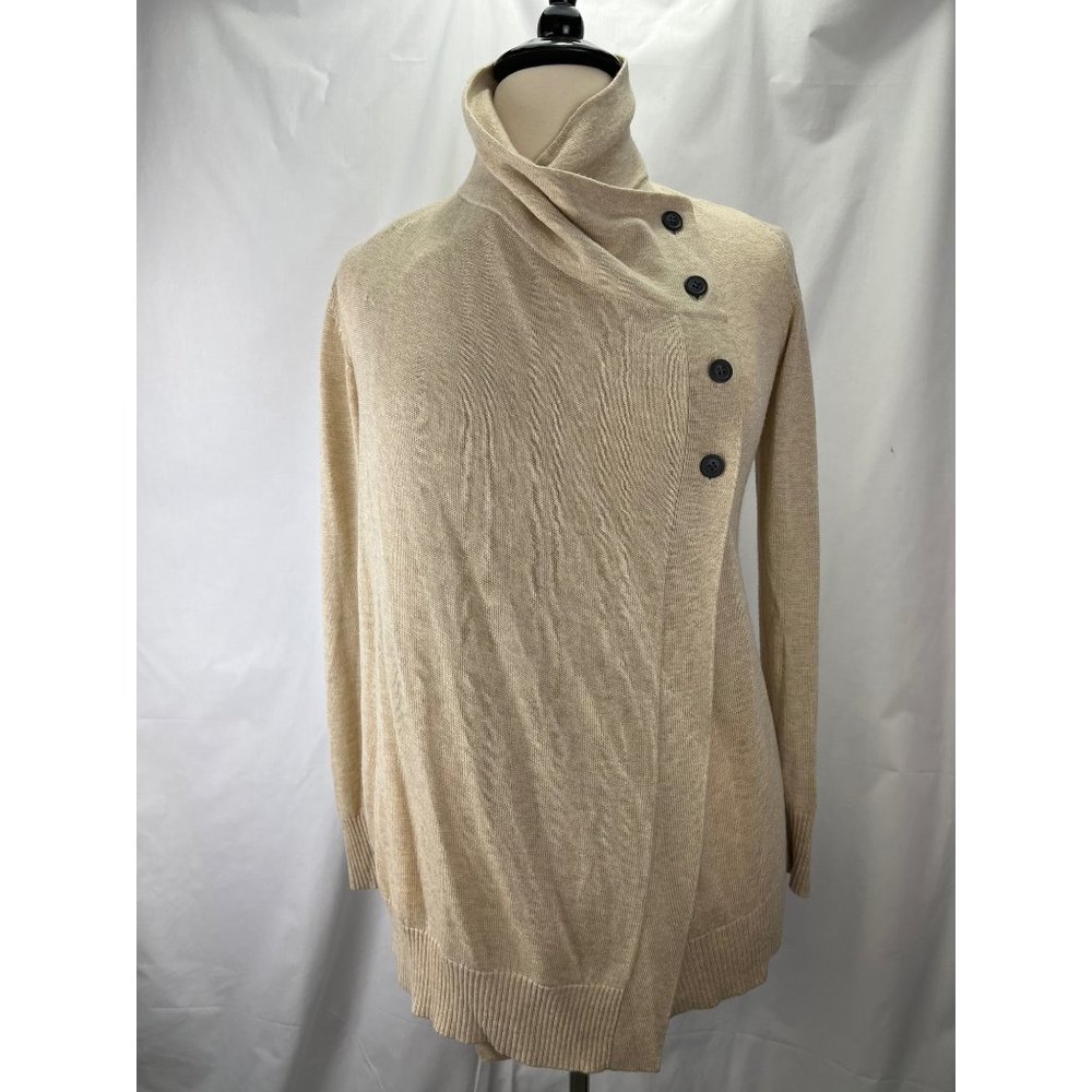 Rare VTG Merino Wool Blend Cardigan Double-breasted Sweater, Women's L